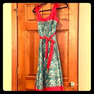 Tatyana vintage style circle skirt summer dress